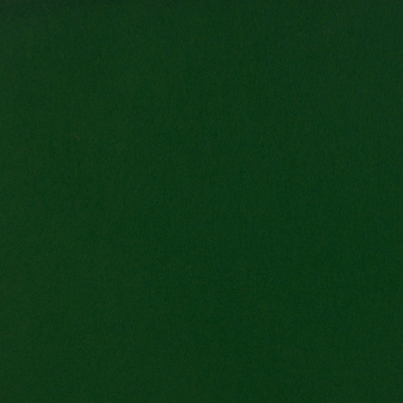 Detailaufnahme von dunkelgrünem Designfilz mit sichtbarer Oberflächenstruktur