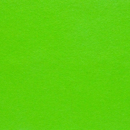 Detailaufnahme von limonengrünem Designfilz mit sichtbarer Oberflächenstruktur