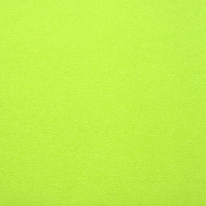 Detailaufnahme von limonengrünem Designfilz mit sichtbarer Oberflächenstruktur