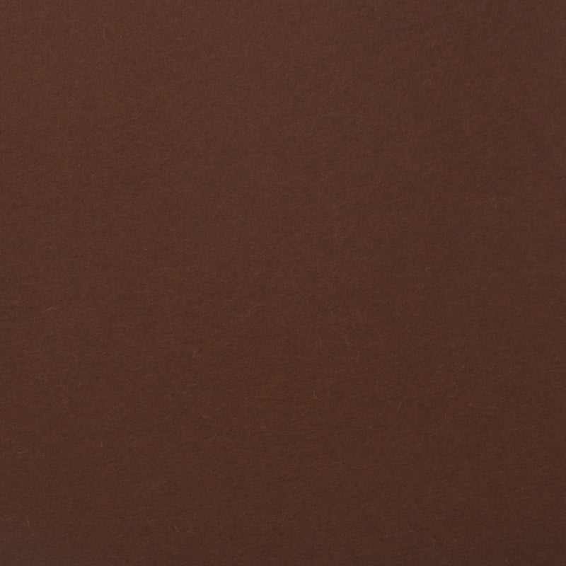Detailaufnahme von zimtbraunem Designfilz mit sichtbarer Oberflächenstruktur